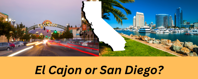 San Diego to El Cajon? El Cajon to San Diego?