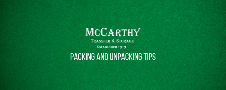 Packing and Unpacking Tips 2024